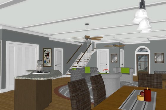 Interior - Dining Room for Modern House Plan #56-723 - 4 bed, 4.5 bath