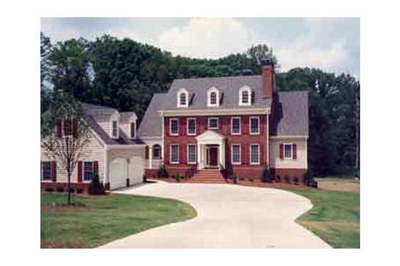 Exterior - Other Elevation for Colonial House Plan #429-13 - 4 bed, 3.5 bath