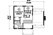 Country Style House Plan - 3 Beds 2 Baths 1368 Sq/Ft Plan #25-4741 