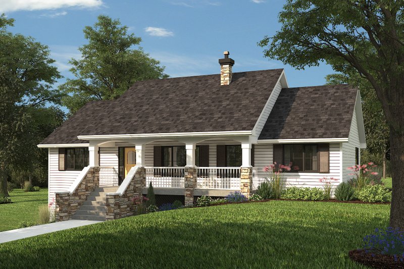 Architectural House Design - Front elevation basement version
