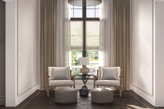 Interior - Family Room for Modern House Plan #455-464 - 5 bed, 4.5 bath