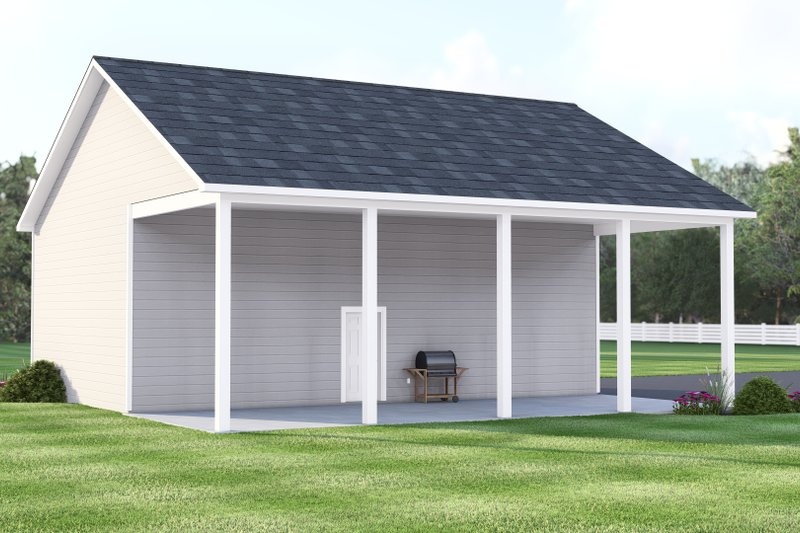 Home Plan - Exterior - Other Elevation for Country House Plan #1064-56, 1 bath