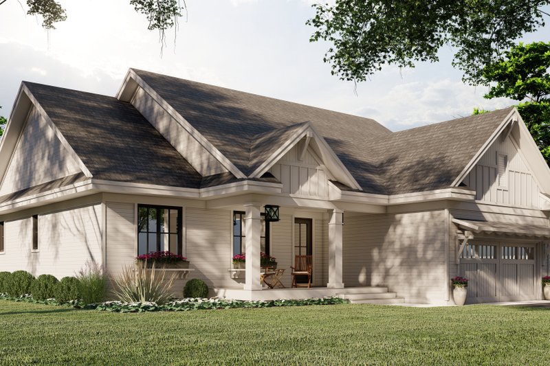 Home Plan - Exterior - Front Elevation 4 for Traditional House Plan #51-1211 - 3 bed, 2 bath