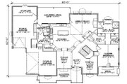 Traditional Style House Plan - 5 Beds 3.5 Baths 2647 Sq/Ft Plan #5-307 