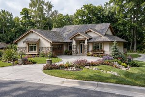 House Design - Exterior - Front Elevation for Craftsman House Plan #1100-145 - 2 bed, 2 bath