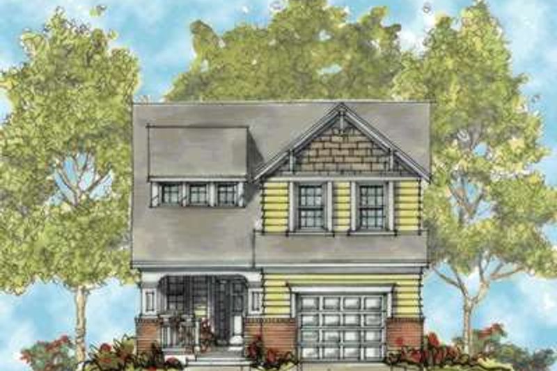 Home Plan - Exterior - Front Elevation 4 for Traditional House Plan #20-1688 - 3 bed, 3 bath