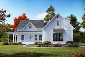 Farmhouse Exterior - Front Elevation Plan #54-392