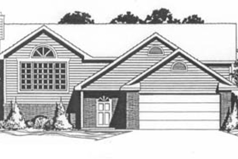 House Blueprint - Traditional Exterior - Front Elevation Plan #58-118