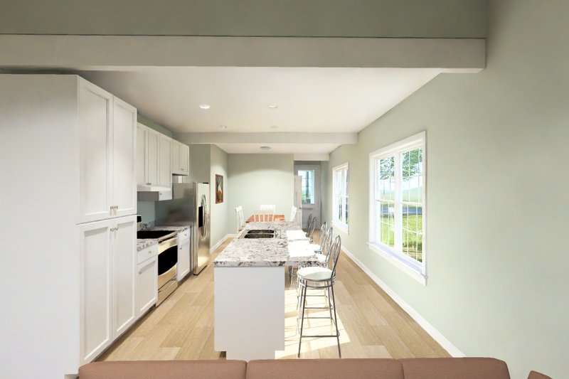 Home Plan - Interior - Kitchen for Traditional House Plan #513-2442 - 3 bed, 3 bath