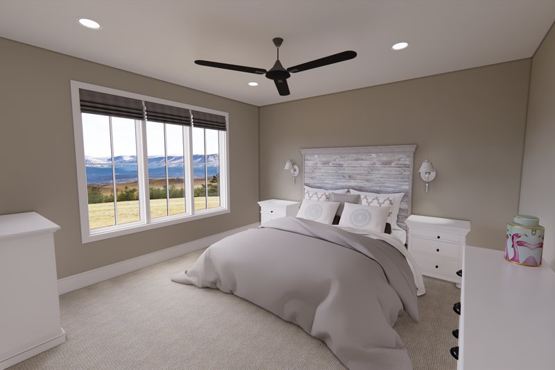 House Plan Design - Interior - Master Bedroom for Country House Plan #51-1567 - 3 bed, 2.5 bath