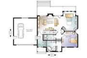 Craftsman Style House Plan - 3 Beds 2.5 Baths 1816 Sq/Ft Plan #23-2485 