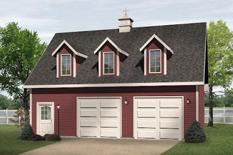 Dream House Plan - Country Exterior - Front Elevation Plan #22-552