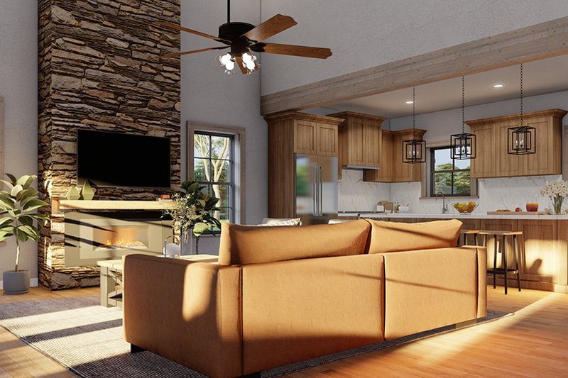 Architectural House Design - Interior - Other 1 for Cottage House Plan #923-322 - 3 bed, 3 bath