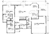 Traditional Style House Plan - 5 Beds 3.5 Baths 3505 Sq/Ft Plan #308-149 