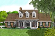 Country Style House Plan - 3 Beds 2.5 Baths 1698 Sq/Ft Plan #11-108 