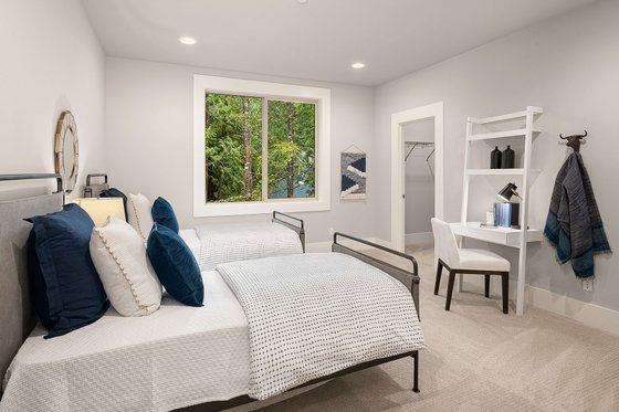 Interior - Bedroom 1 for Contemporary House Plan #1066-14 - 5 bed, 4.5 bath