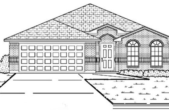 Exterior - Other Elevation for Traditional House Plan #84-332 - 3 bed, 2 bath