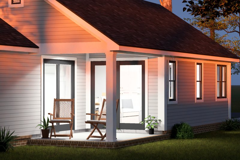 Dream House Plan - Exterior - Other Elevation 5 for Cottage House Plan #513-2444 - 2 bed, 2 bath