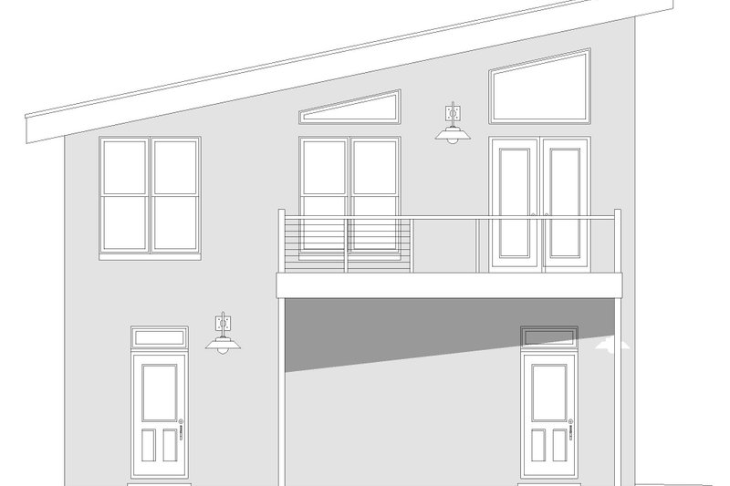 Architectural House Design - Exterior - Other Elevation for Modern House Plan #932-598 - 2 bed, 2 bath