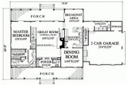 Southern Style House Plan - 3 Beds 3.5 Baths 2557 Sq/Ft Plan #137-138 