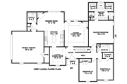 European Style House Plan - 4 Beds 3 Baths 2446 Sq/Ft Plan #81-13754 