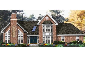 Traditional Exterior - Front Elevation Plan #3-174