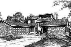 Exterior - Front Elevation Plan #322-101