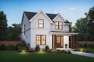 Dream House Plan - Cottage Exterior - Front Elevation Plan #48-1116
