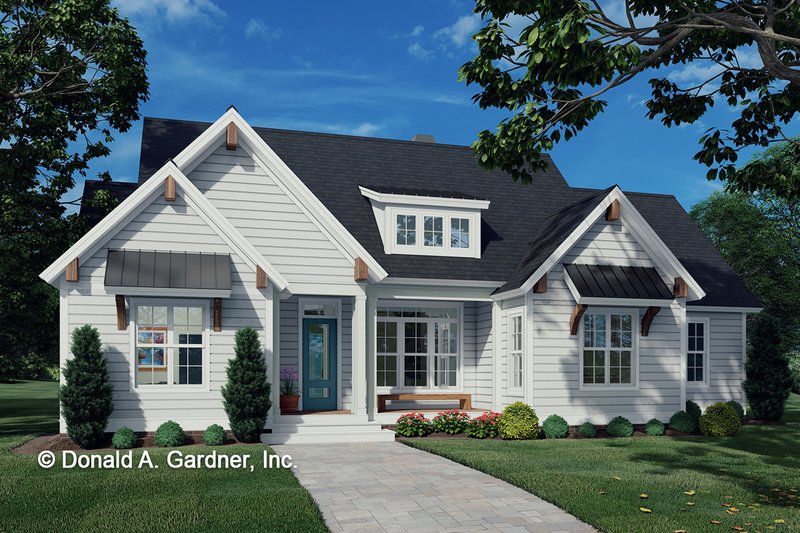 Home Plan - Cottage Exterior - Front Elevation Plan #929-1102