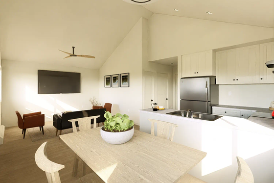 Interior - Other for Cottage House Plan #126-281 - 1 bed, 1 bath