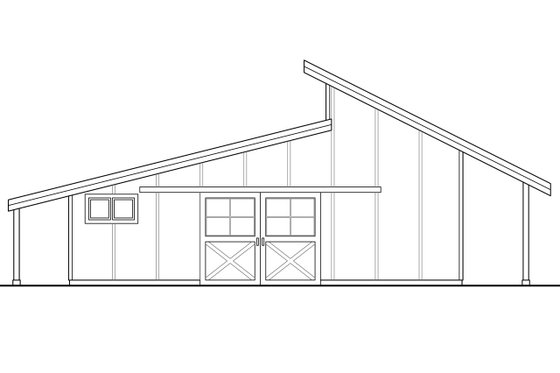Exterior - Other Elevation for Country House Plan #124-985, 0 bath
