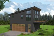 Contemporary Style House Plan - 1 Beds 1 Baths 804 Sq/Ft Plan #932-286 