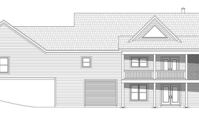 Dream House Plan - Exterior - Rear Elevation 2 for Country House Plan #932-63 - 2 bed, 2 bath