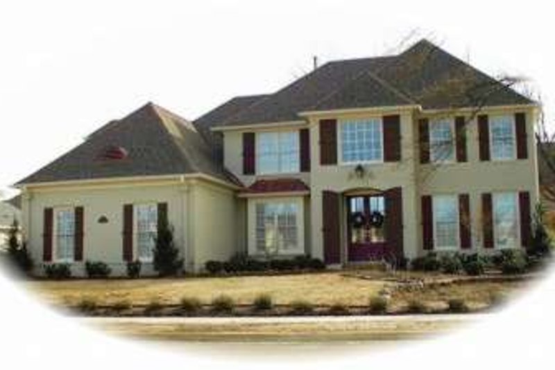 Exterior - Front Elevation 2 for Traditional House Plan #81-1230 - 4 bed, 3.5 bath