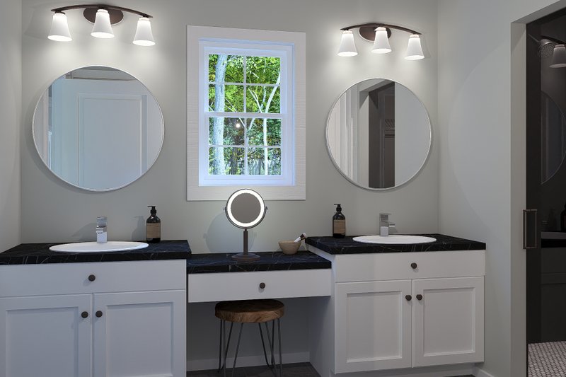 House Blueprint - Interior - Master Bathroom for Cottage House Plan #513-2316 - 2 bed, 2 bath