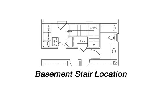Floor Plan - Other Floor for Ranch House Plan #427-6 - 3 bed, 2 bath