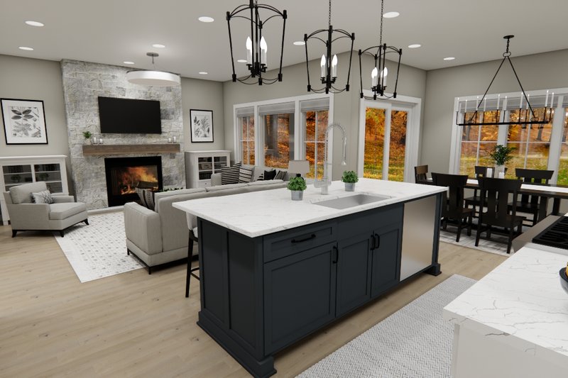 Home Plan - Interior - Kitchen for Traditional House Plan #51-1415 - 4 bed, 3.5 bath