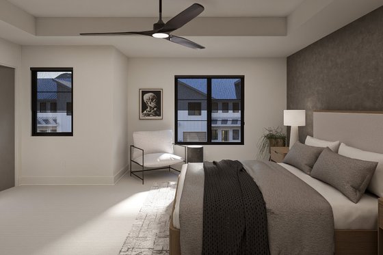 Interior - Master Bedroom 1 for Modern House Plan #455-689 - 3 bed, 2.5 bath