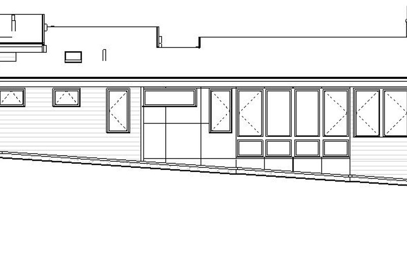 Architectural House Design - Exterior - Other Elevation 3 for Modern House Plan #895-110 - 3 bed, 2 bath