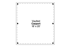 Floor Plan - Main Floor for Traditional House Plan #124-663, 0 bath