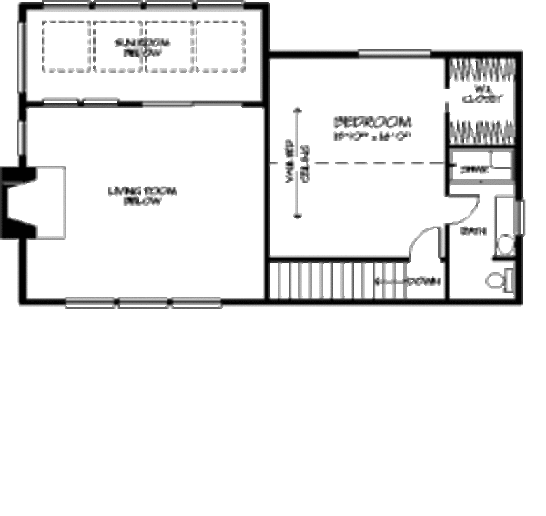 Floor Plan - Upper Floor Plan #320-151