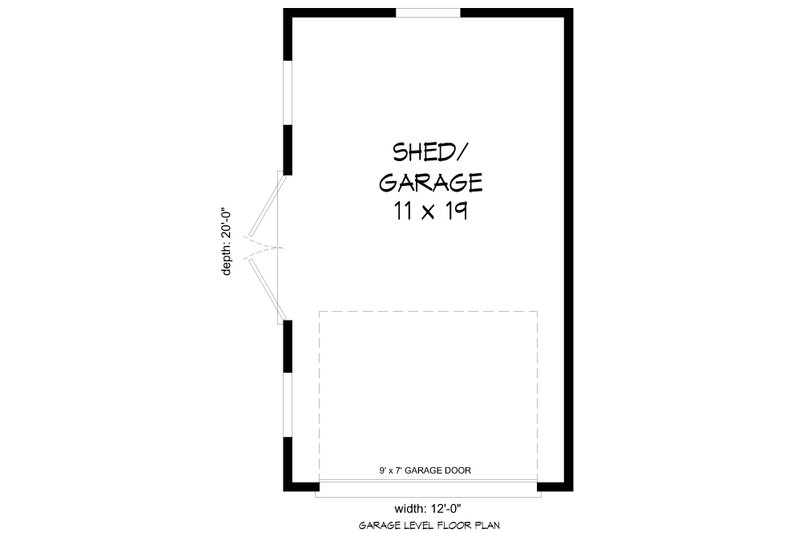 Home Plan - Floor Plan - Main Floor for Traditional House Plan #932-517, 0 bath