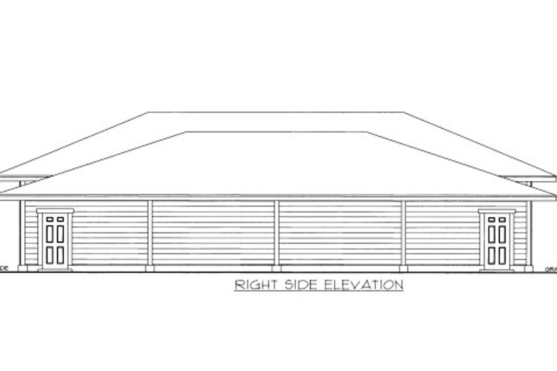 Dream House Plan - Exterior - Other Elevation for Traditional House Plan #117-715, 0 bath