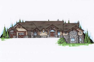 Traditional Exterior - Front Elevation Plan #5-349
