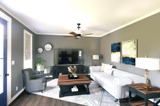 Interior - Family Room 2 for Cottage House Plan #44-229 - 3 bed, 2 bath