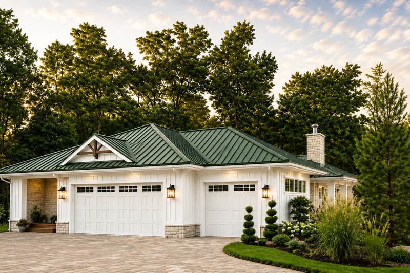 Architectural House Design - Exterior - Other Elevation 1 for Farmhouse House Plan #928-461 - 3 bed, 2 bath