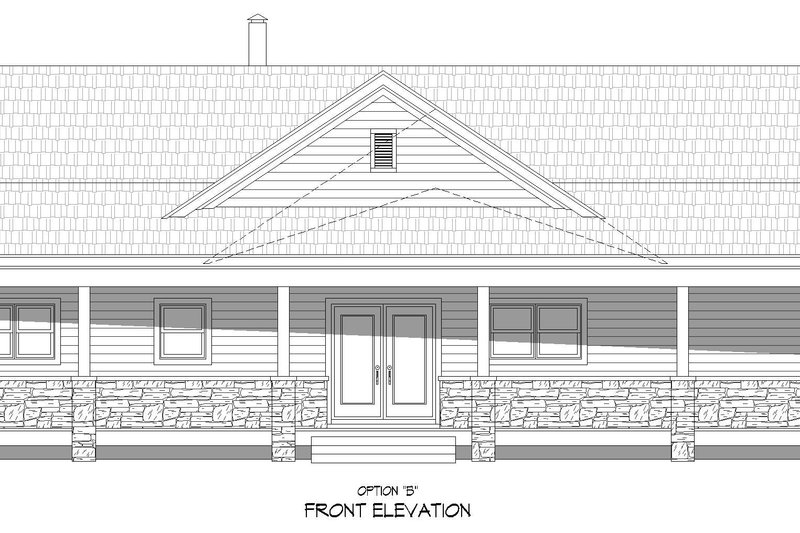 Dream House Plan - Exterior - Other Elevation 4 for Country House Plan #932-758 - 4 bed, 3 bath