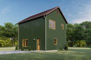 Barndominium Style House Plan - 2 Beds 1.5 Baths 986 Sq/Ft Plan #1092-21 