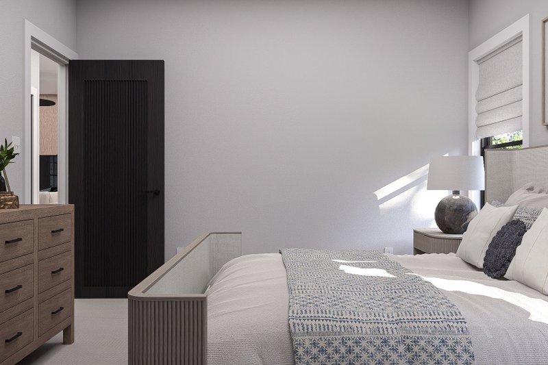 House Blueprint - Interior - Master Bedroom 1 for Traditional House Plan #455-729 - 3 bed, 2 bath