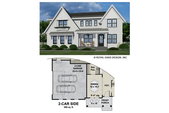 Floor Plan - Other Floor for Farmhouse House Plan #51-1212 - 4 bed, 3.5 bath